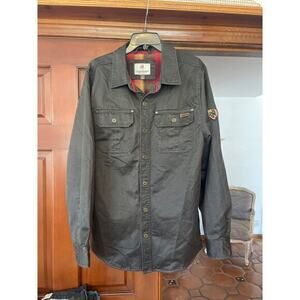 Legendary Whitetails Men's Journeyman Shirt Jacket, Flannel Lined Shacket Medium